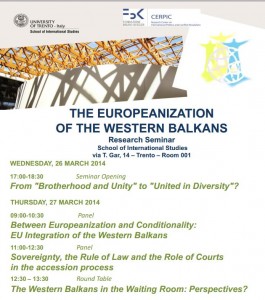 Europeanization of the Western Balkans